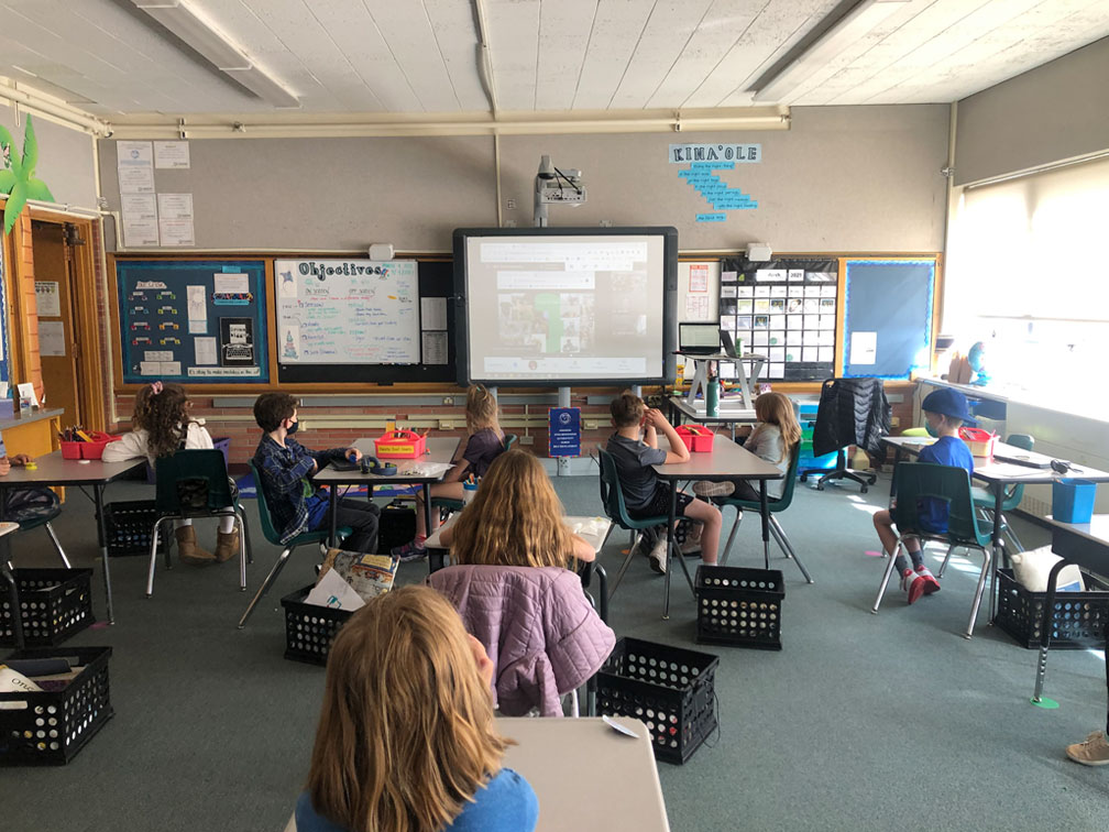 Dr Spencer did a zoom presentation to the 3rd-grade class from Carson Elementary (Go “Cougars”!), teaching them the importance of keeping their pets healthy.